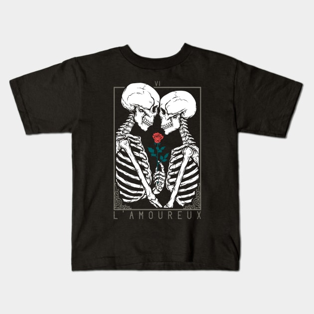 VI The Lovers Kids T-Shirt by Deniart